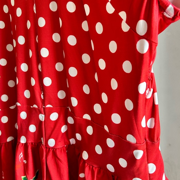 Holiday Christmas Vintage Style Dress - Picture 8 of 10